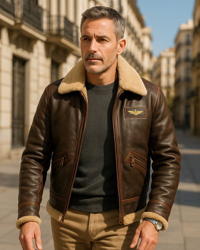 LÉON | Veste classique de pilote