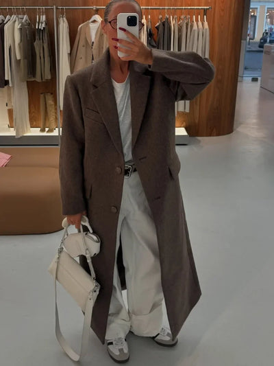 ELSA– Manteau Café Chic