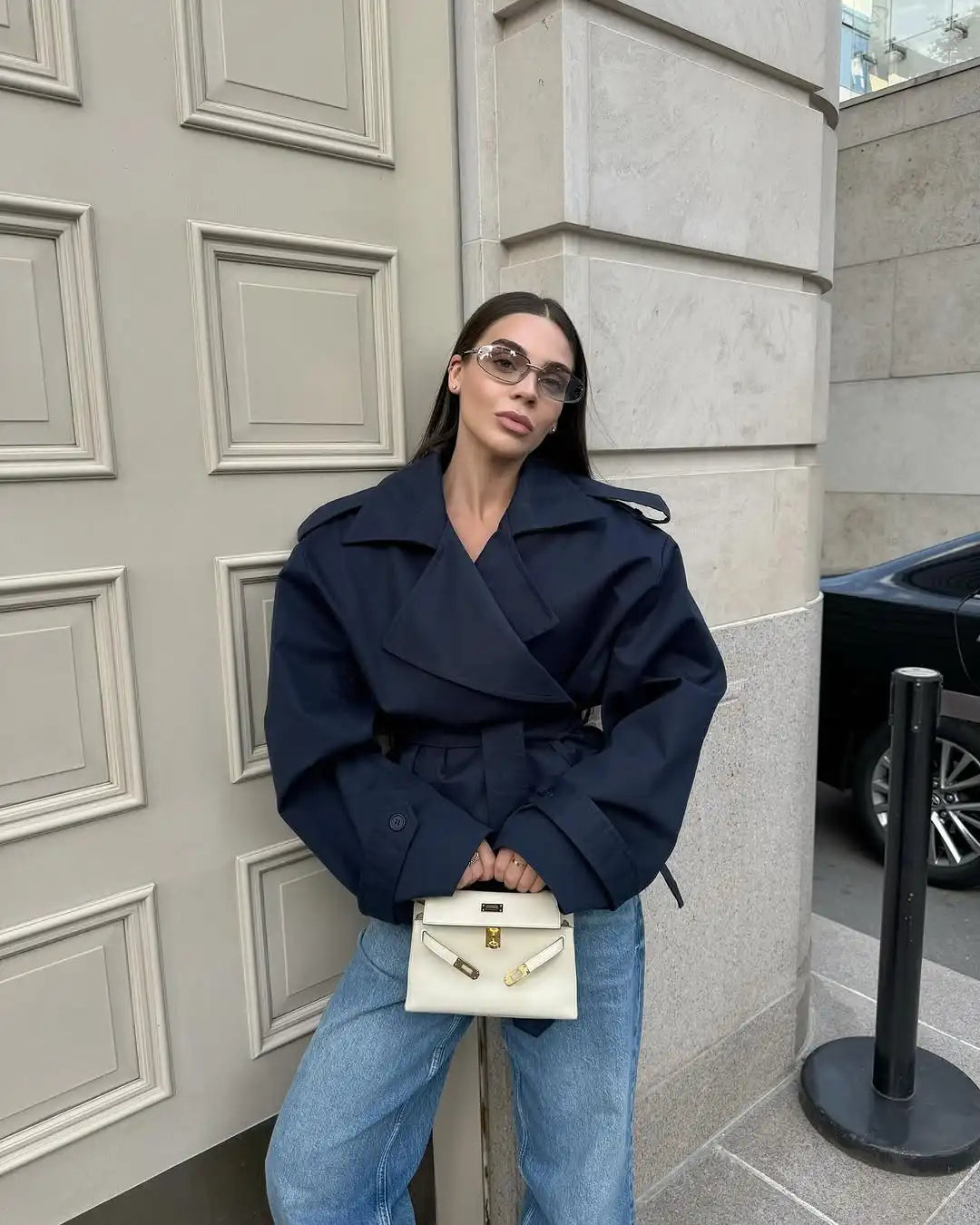 ANNA – Manteau Ceinturé Élégant