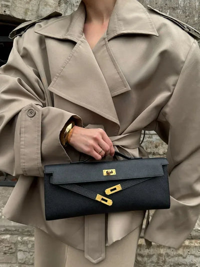 ANNA – Manteau Ceinturé Élégant