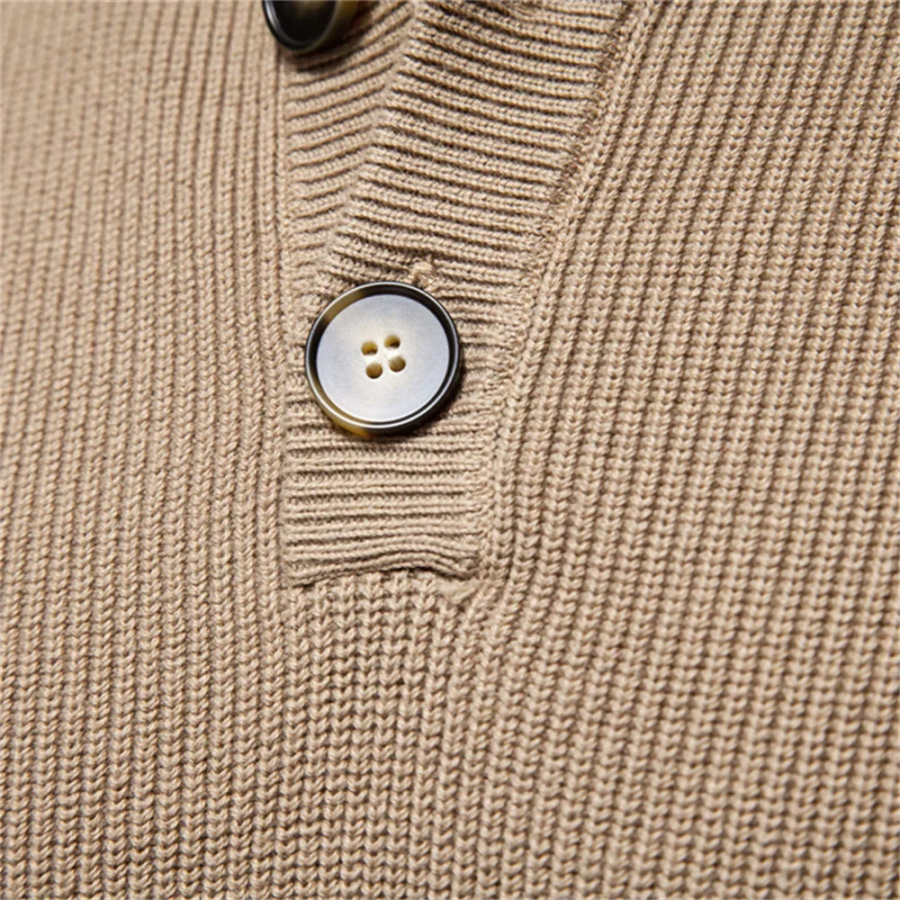 MAËL | Pull homme avec design à boutons