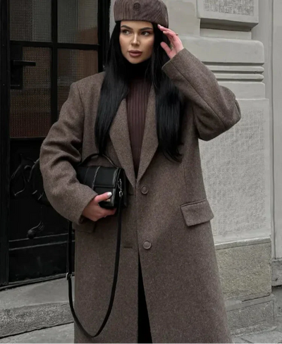 ELSA– Manteau Café Chic