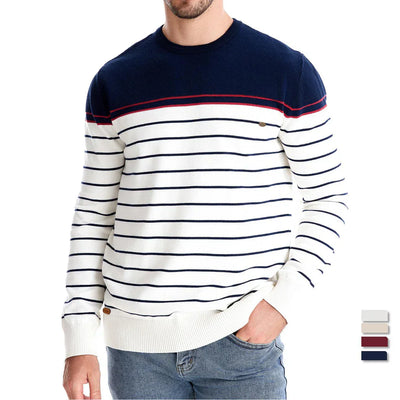 ELIO | Pull pour homme à rayures