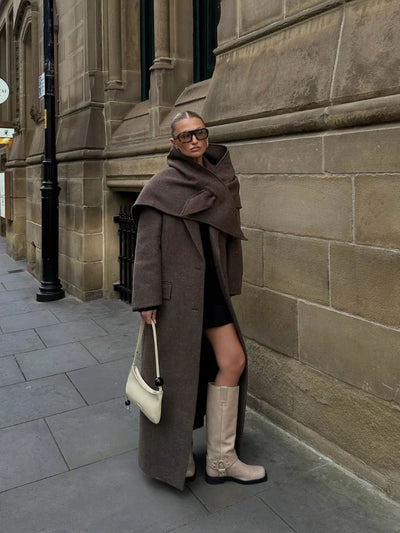 ELSA– Manteau Café Chic