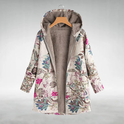 INÈS – Veste Polaire Élégante à Motif Floral